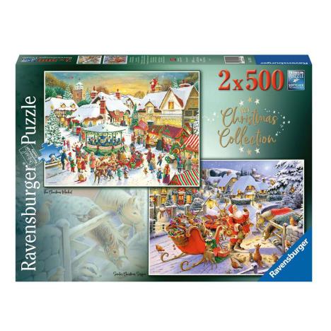 Christmas Collection Number One 2 x 500pc Jigsaw Puzzle £14.99
